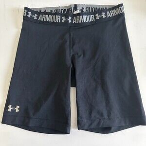 Under Armour Women Long Compression Shorts Black